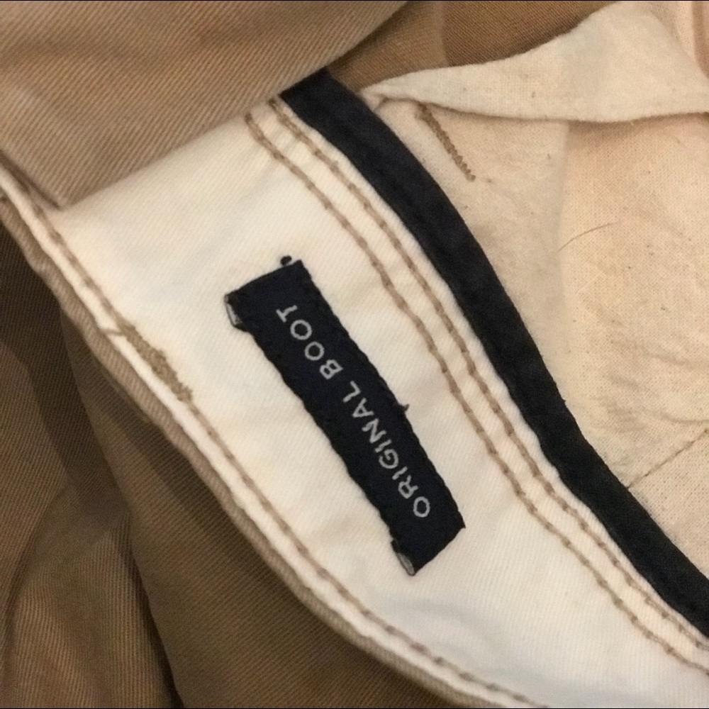 AE KAKHI BOOT FLAT FRONT PANT